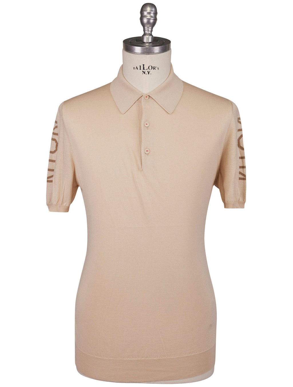 Kiton Beige Cotton Polo