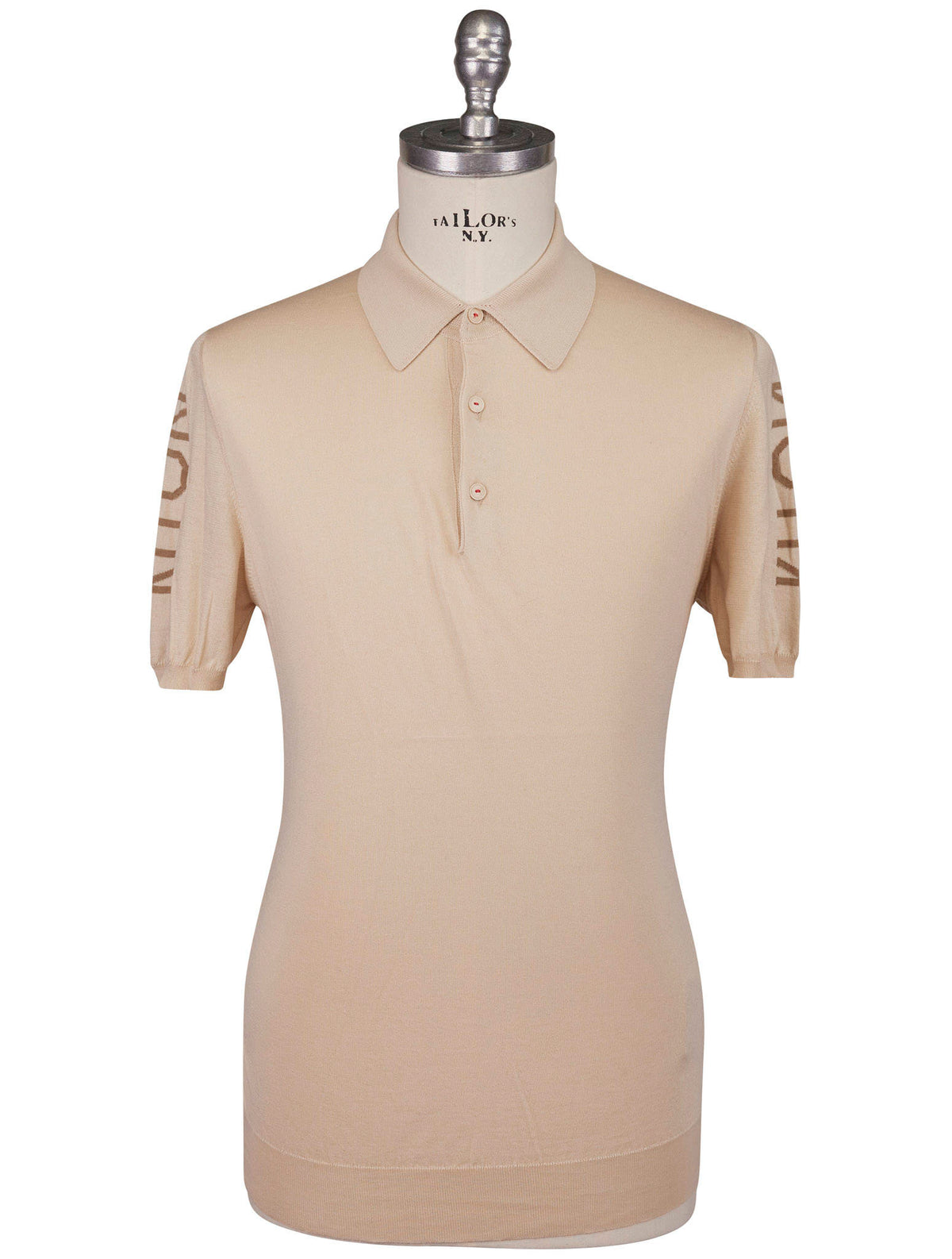 Kiton Beige Cotton Polo