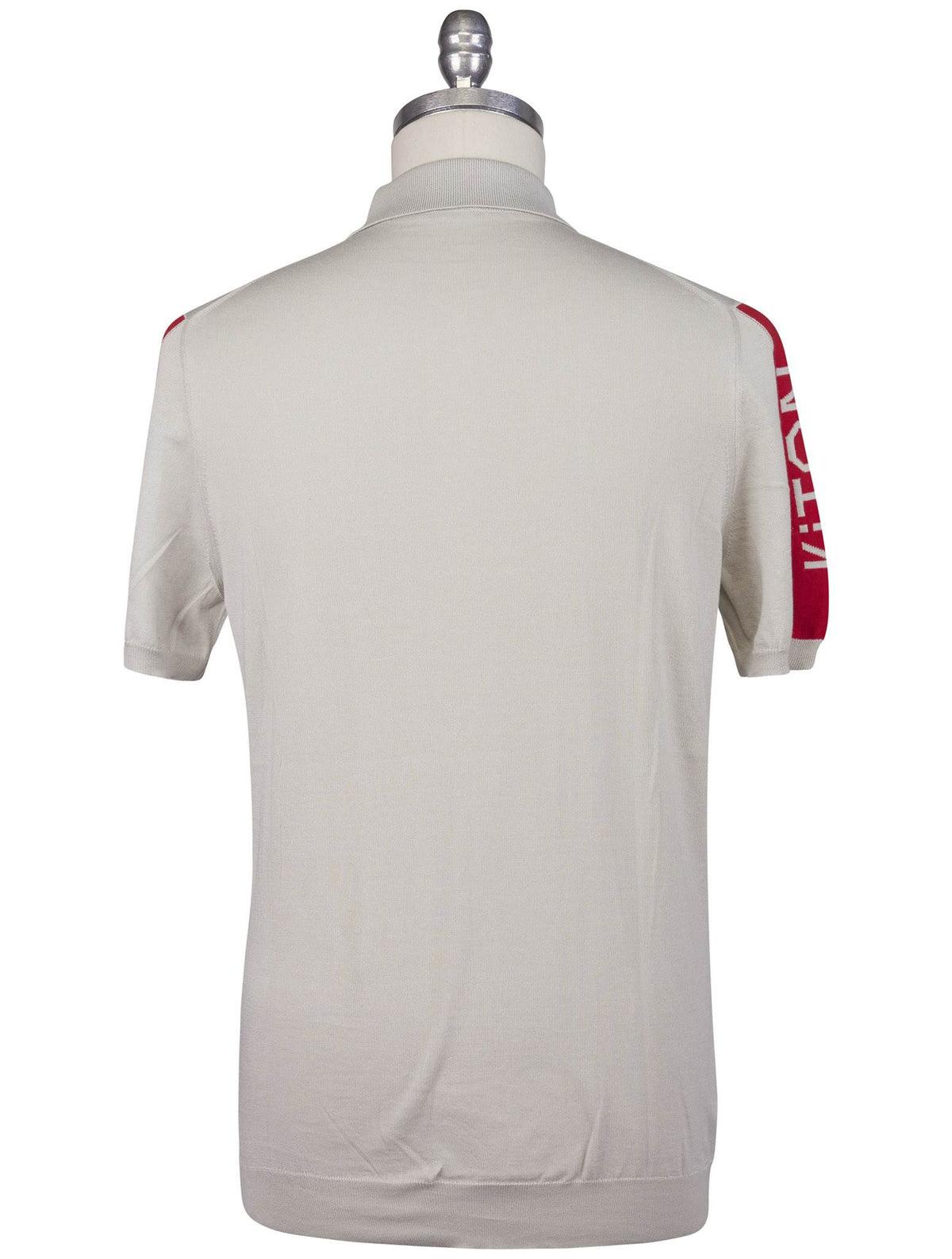Kiton Gray Cotton Polo