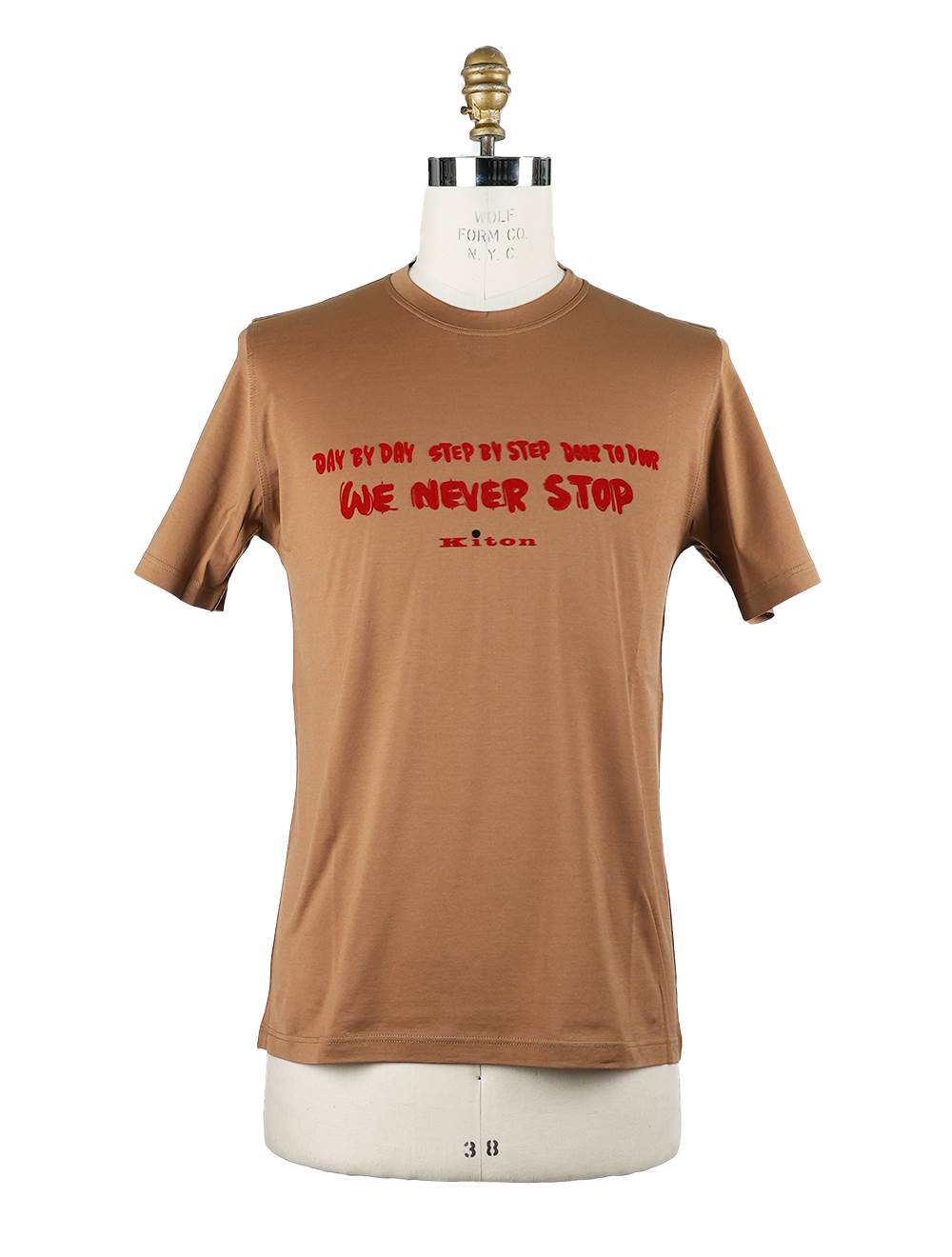Kiton Kiton Brown Cotton T-Shirt Brown 000