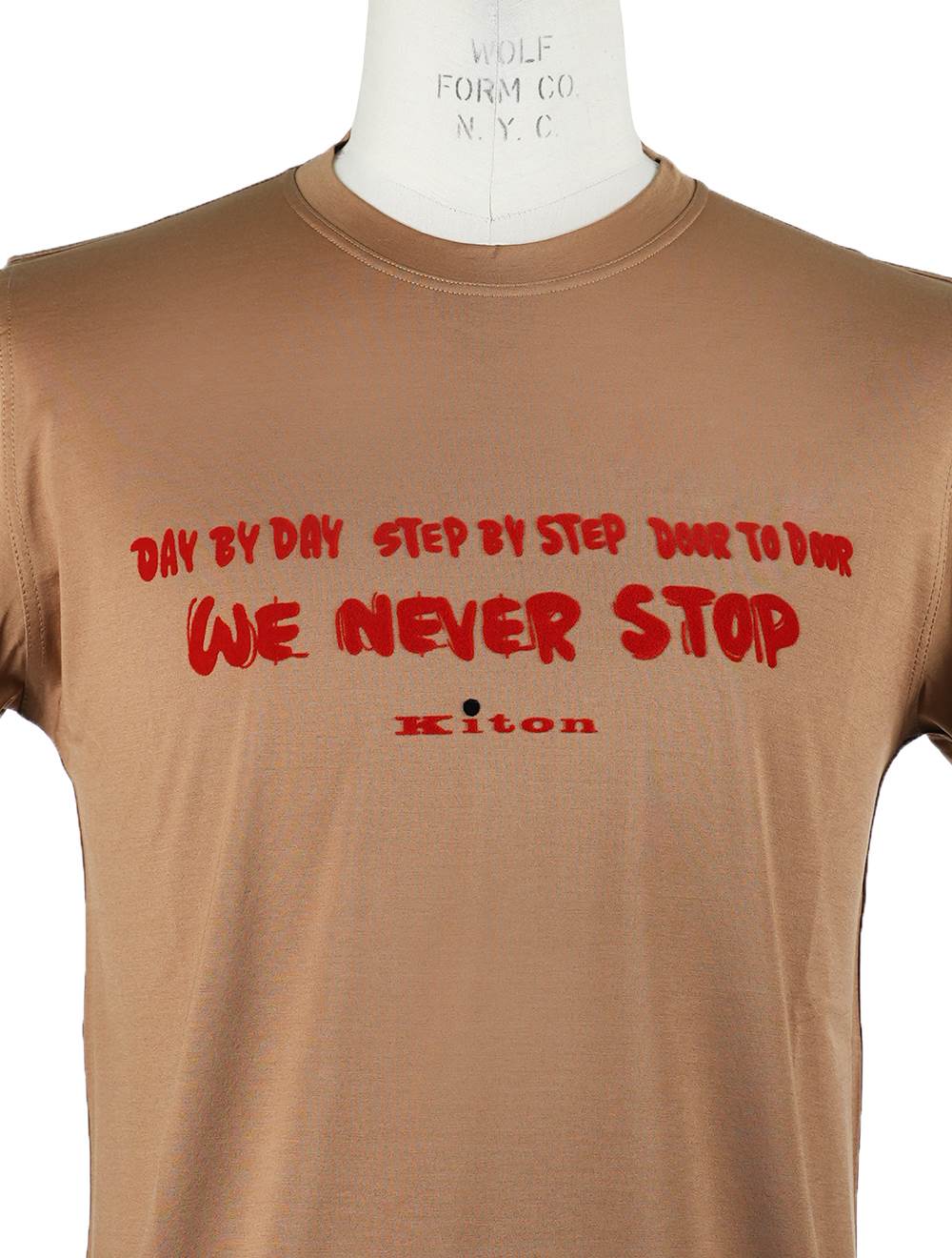 Kiton Brown Cotton T-Shirt