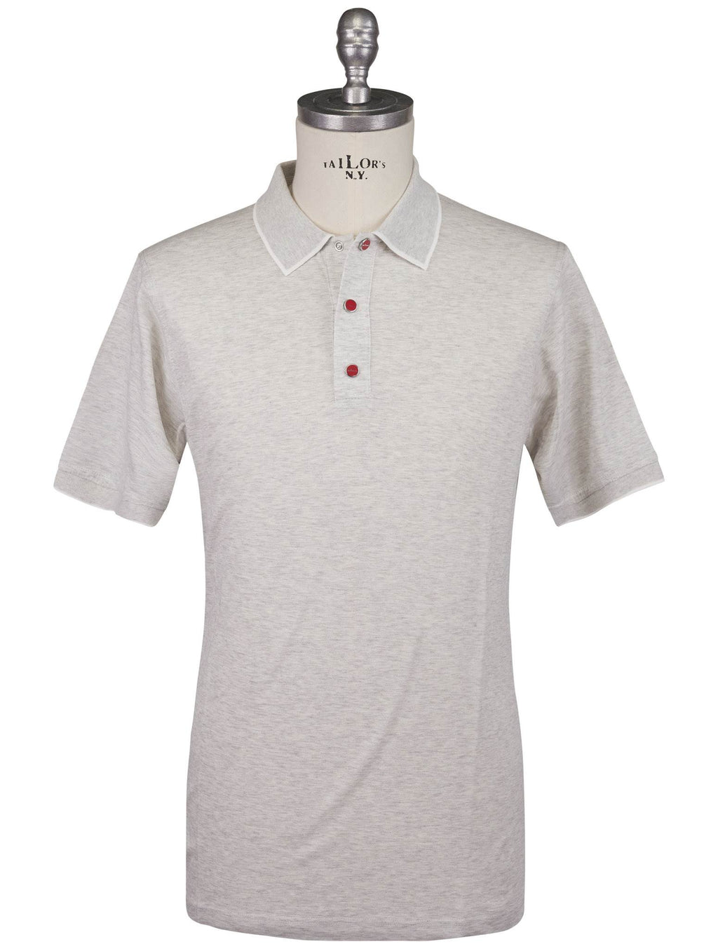 Kiton Kiton Gray Cotton Polo Gray 000