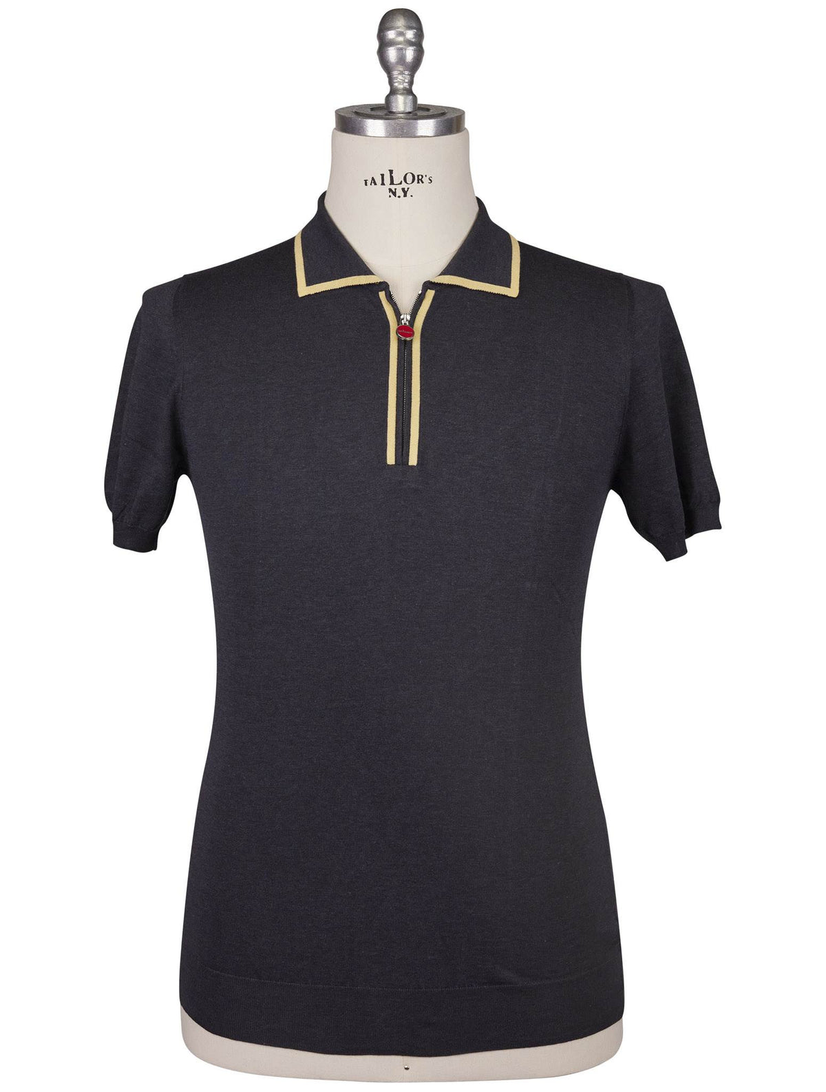 Kiton Kiton Gray Cotton Polo Gray 000