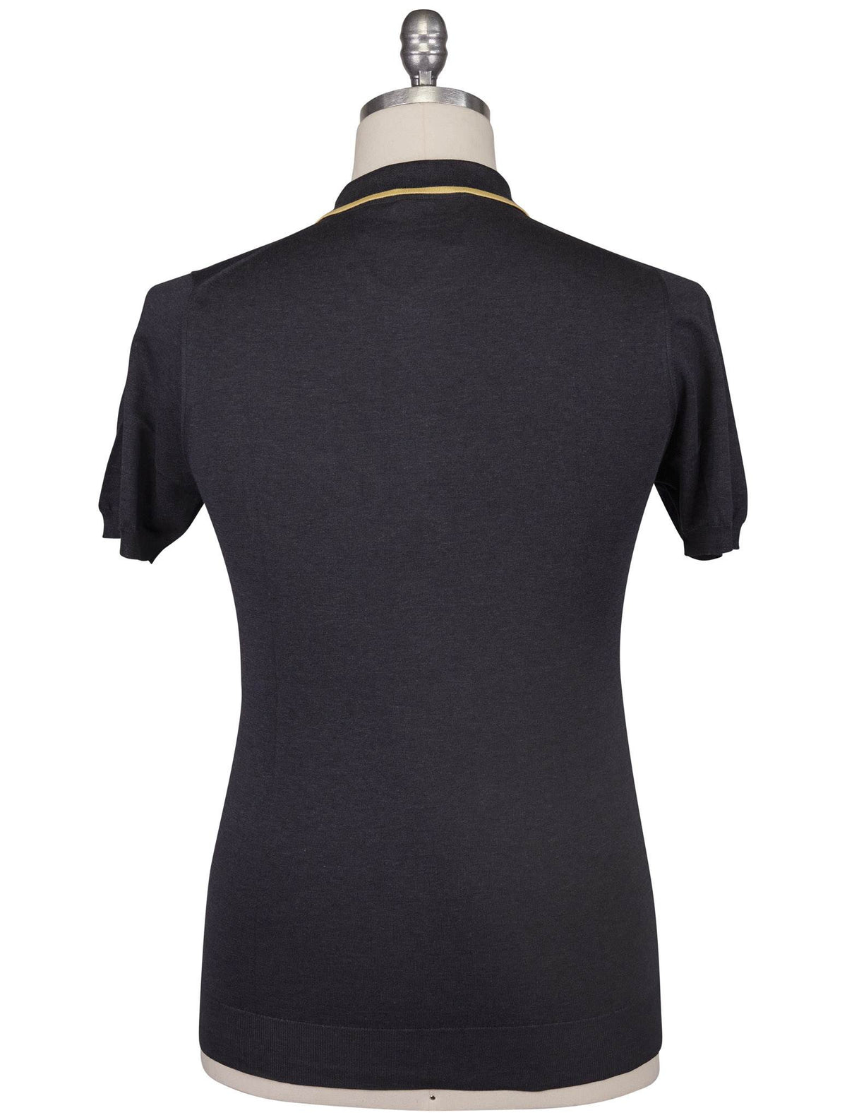 Kiton Gray Cotton Polo