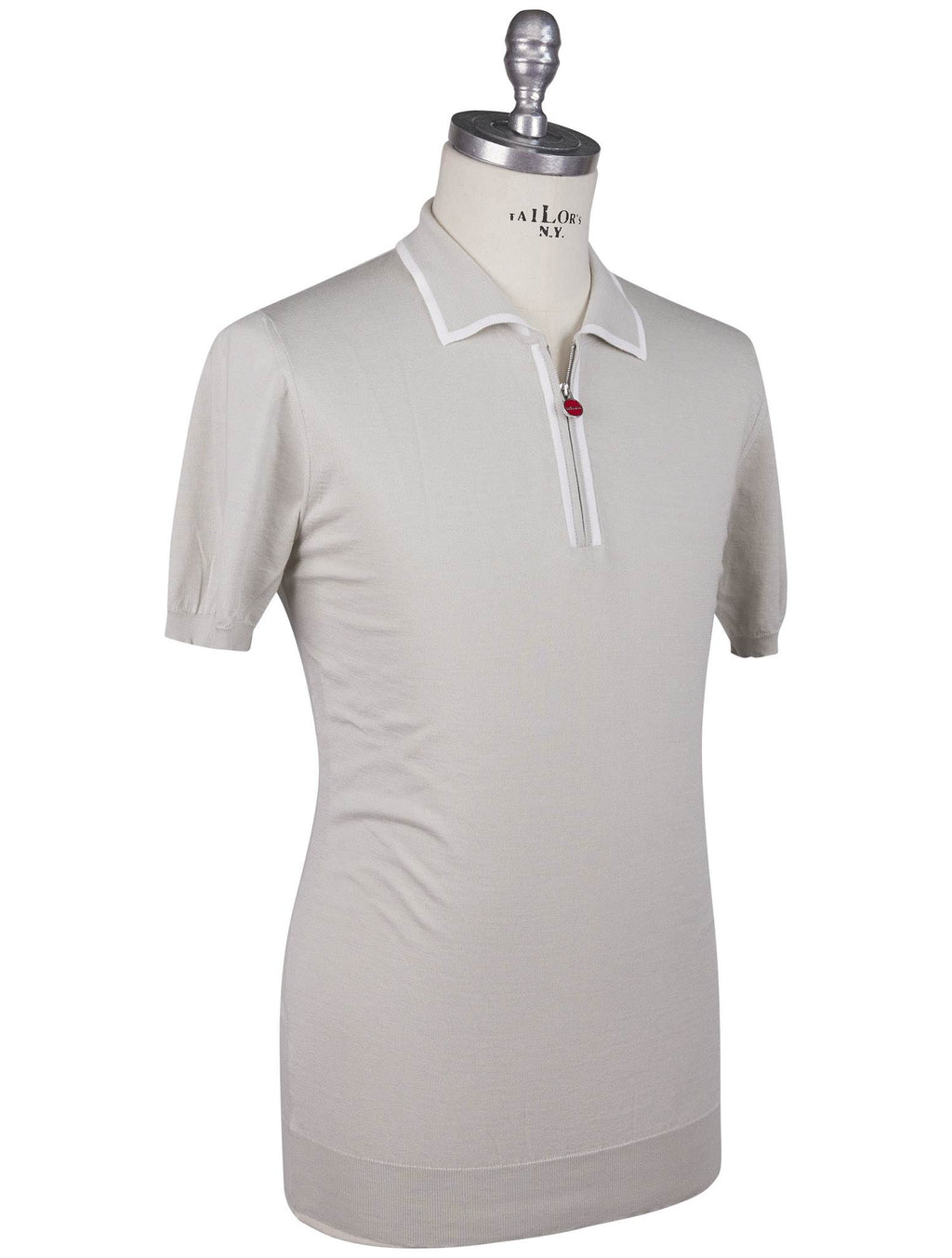 Kiton Kiton Gray Cotton Polo Gray 001