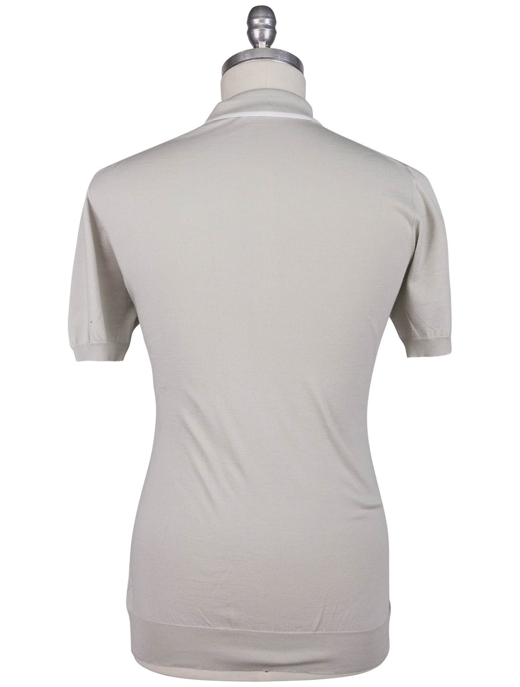 Kiton Gray Cotton Polo