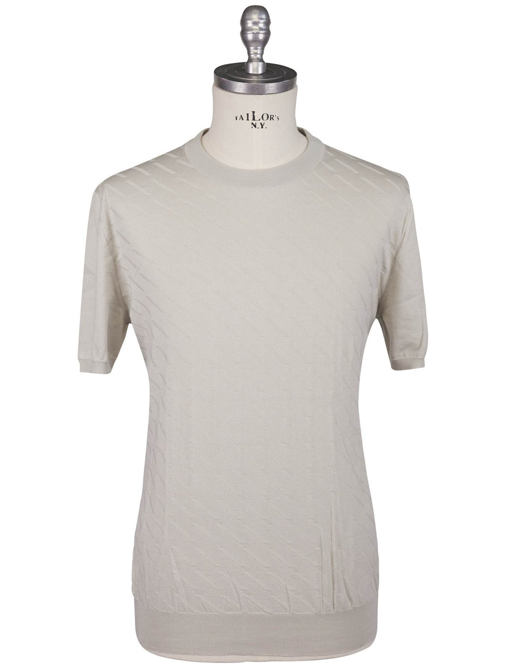 Kiton Gray Cotton T-Shirt