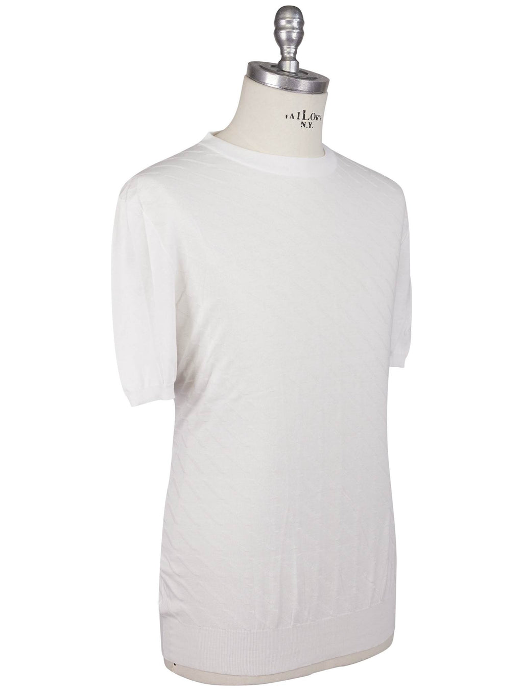 Kiton Kiton White Cotton T-Shirt White 001