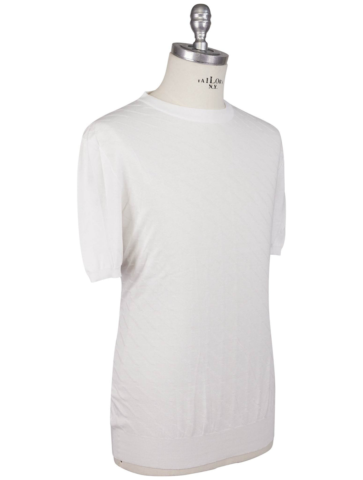 Kiton Kiton White Cotton T-Shirt White 001