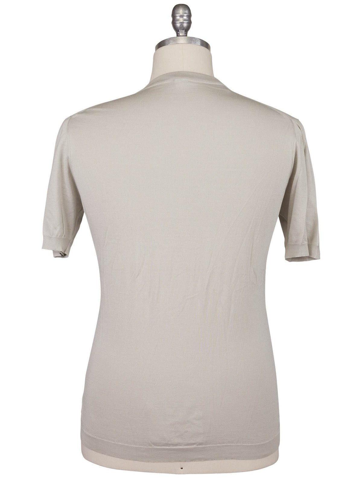 Kiton Gray Cotton T-Shirt