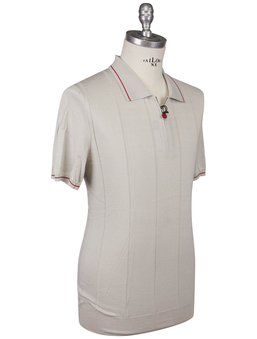 Kiton Kiton Gray Cotton Polo Gray 001