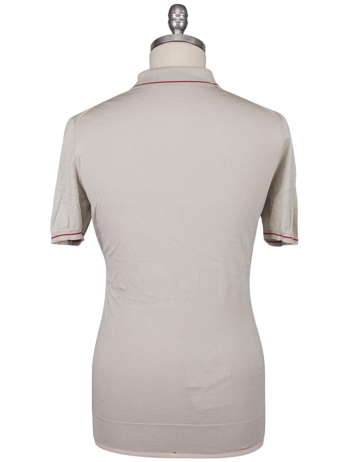 Kiton Gray Cotton Polo