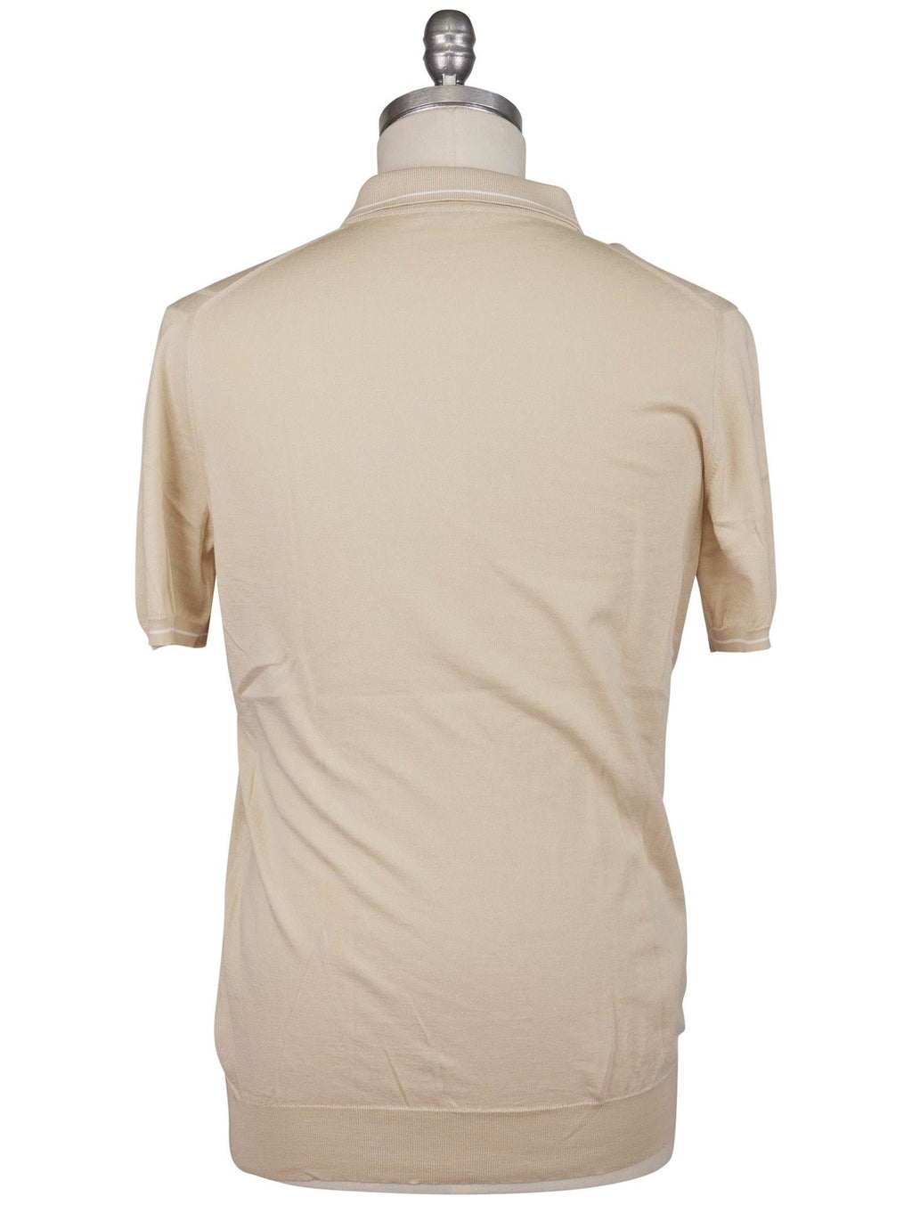 Kiton Beige Cotton Polo