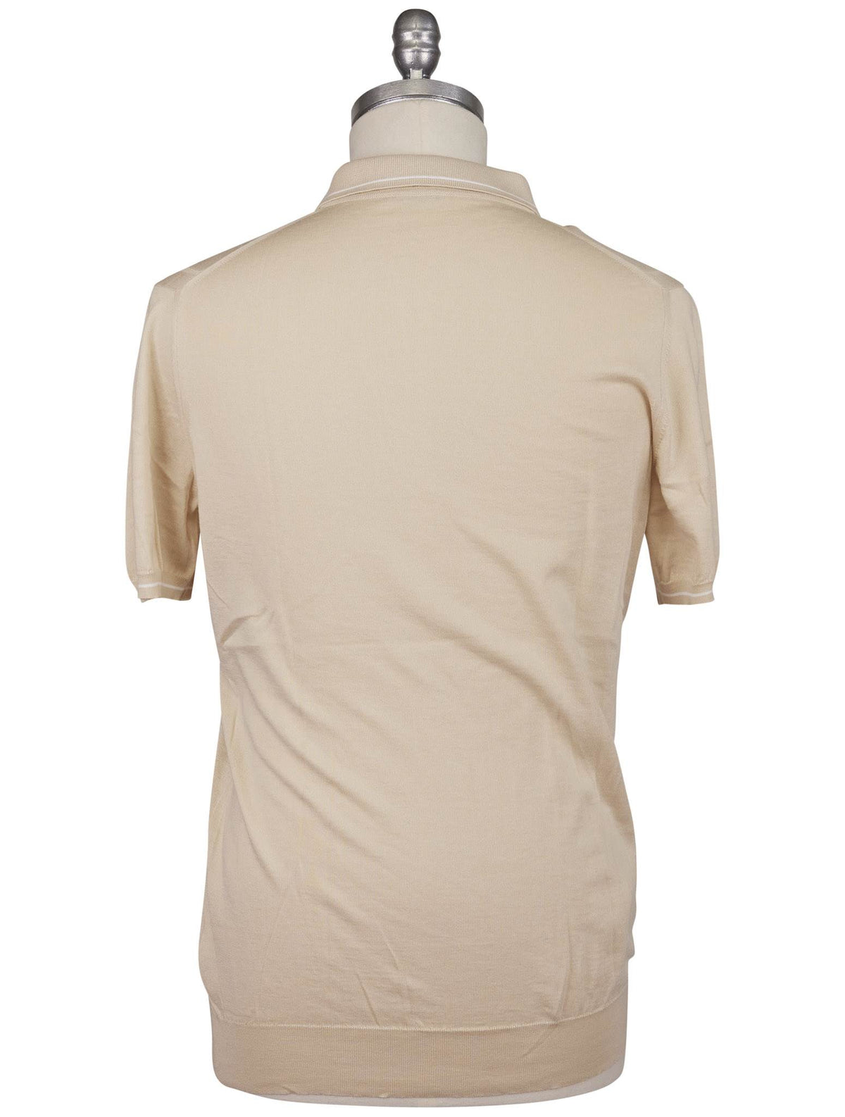 Kiton Beige Cotton Polo