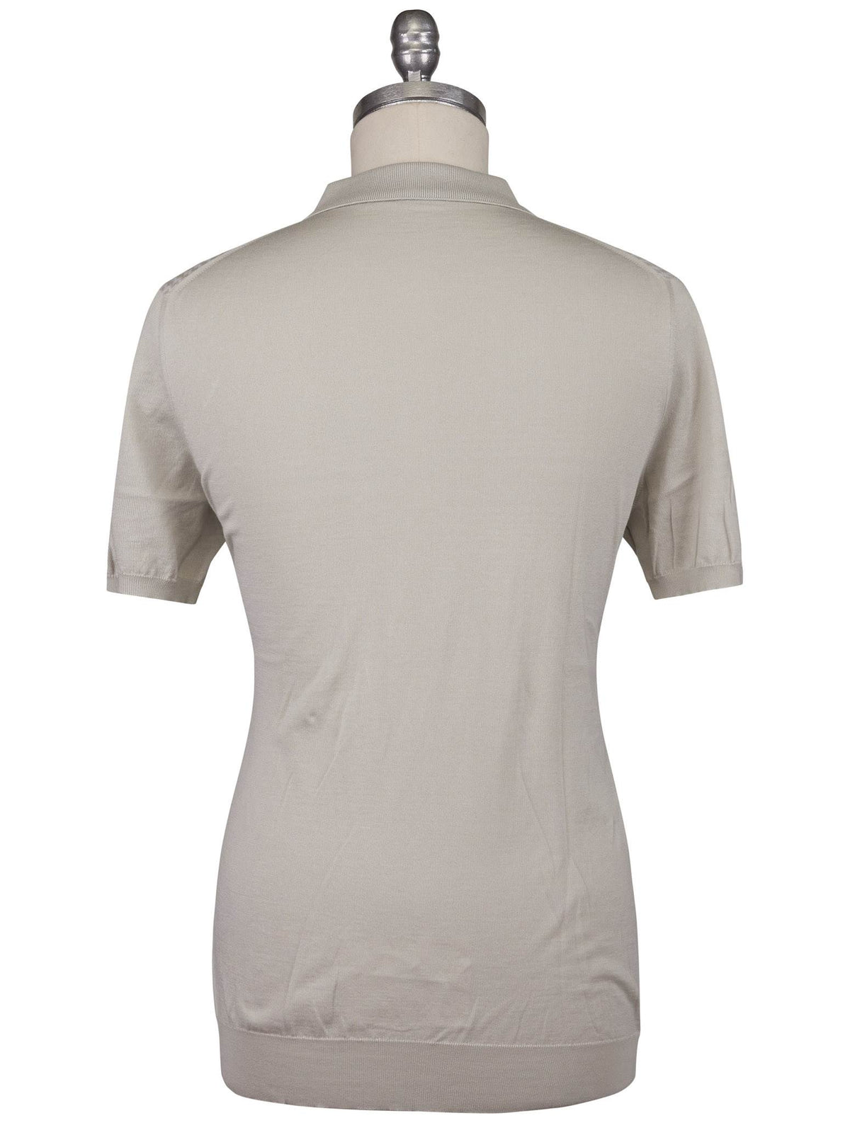 Kiton Gray Cotton Polo