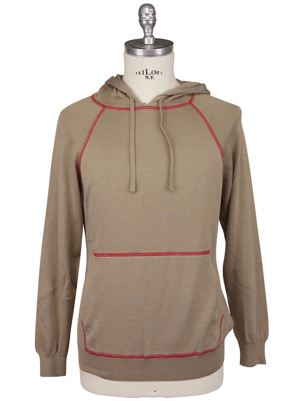 Kiton Brown Cotton Sweater