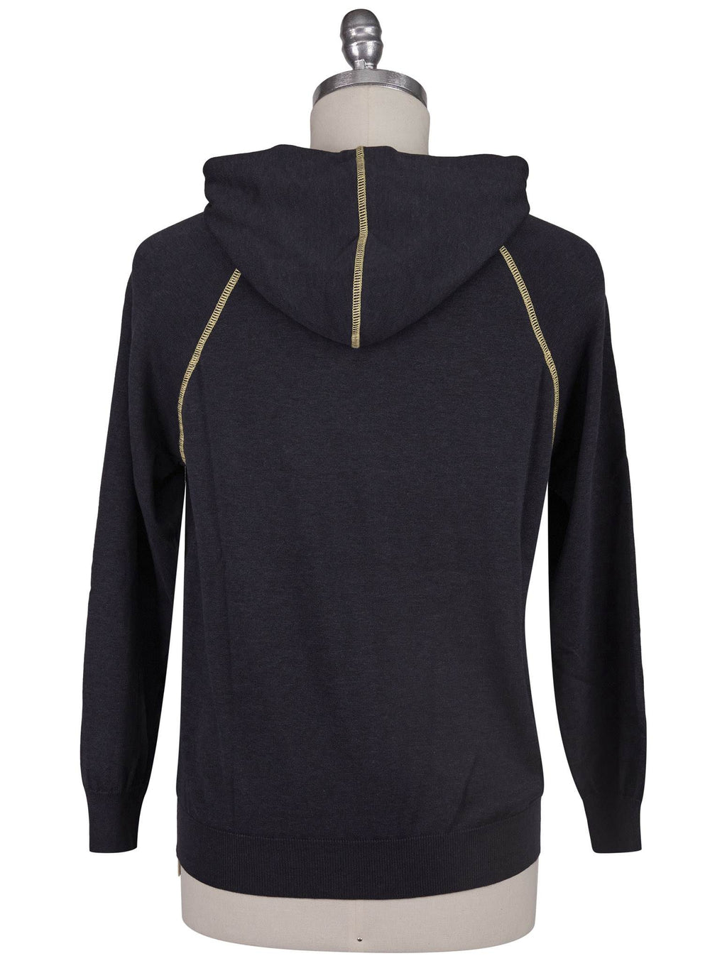 Kiton Dark Gray Cotton Sweater