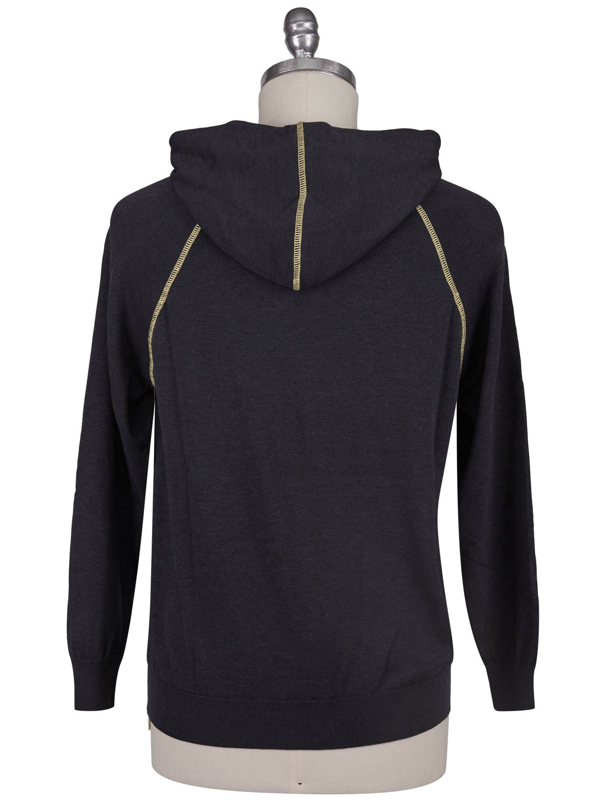 Kiton Dark Gray Cotton Sweater