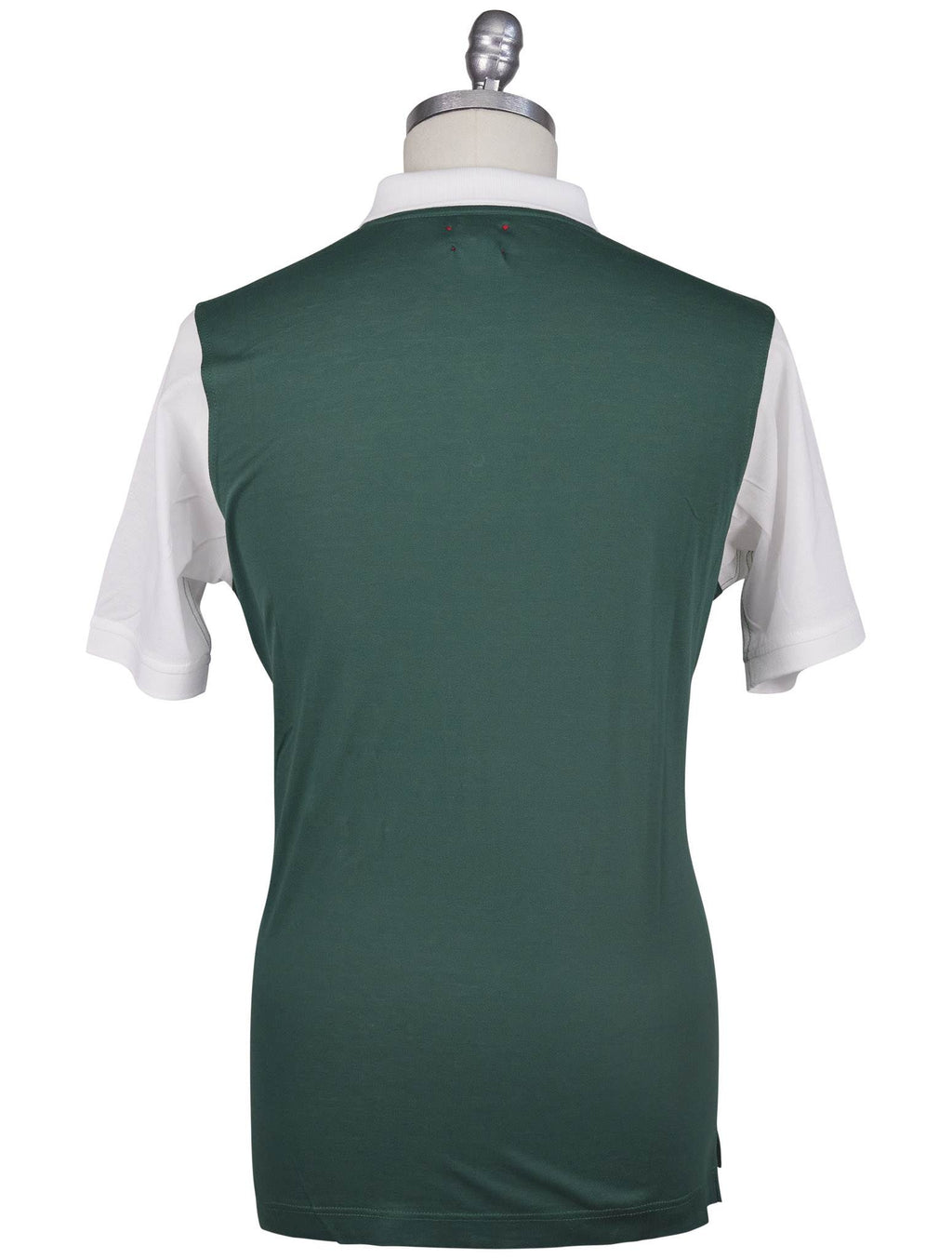 Kiton Green Cotton Polo