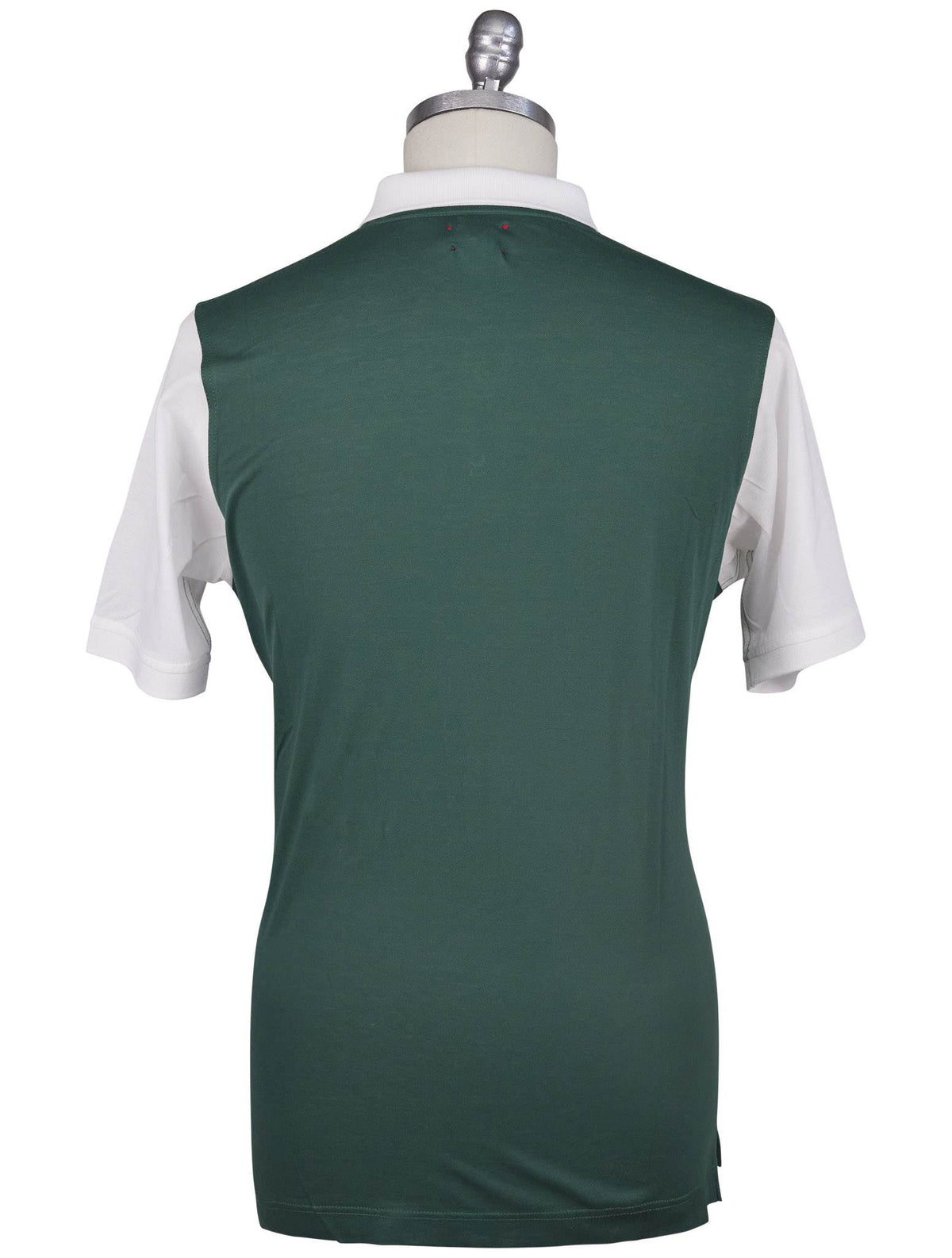 Kiton Green Cotton Polo