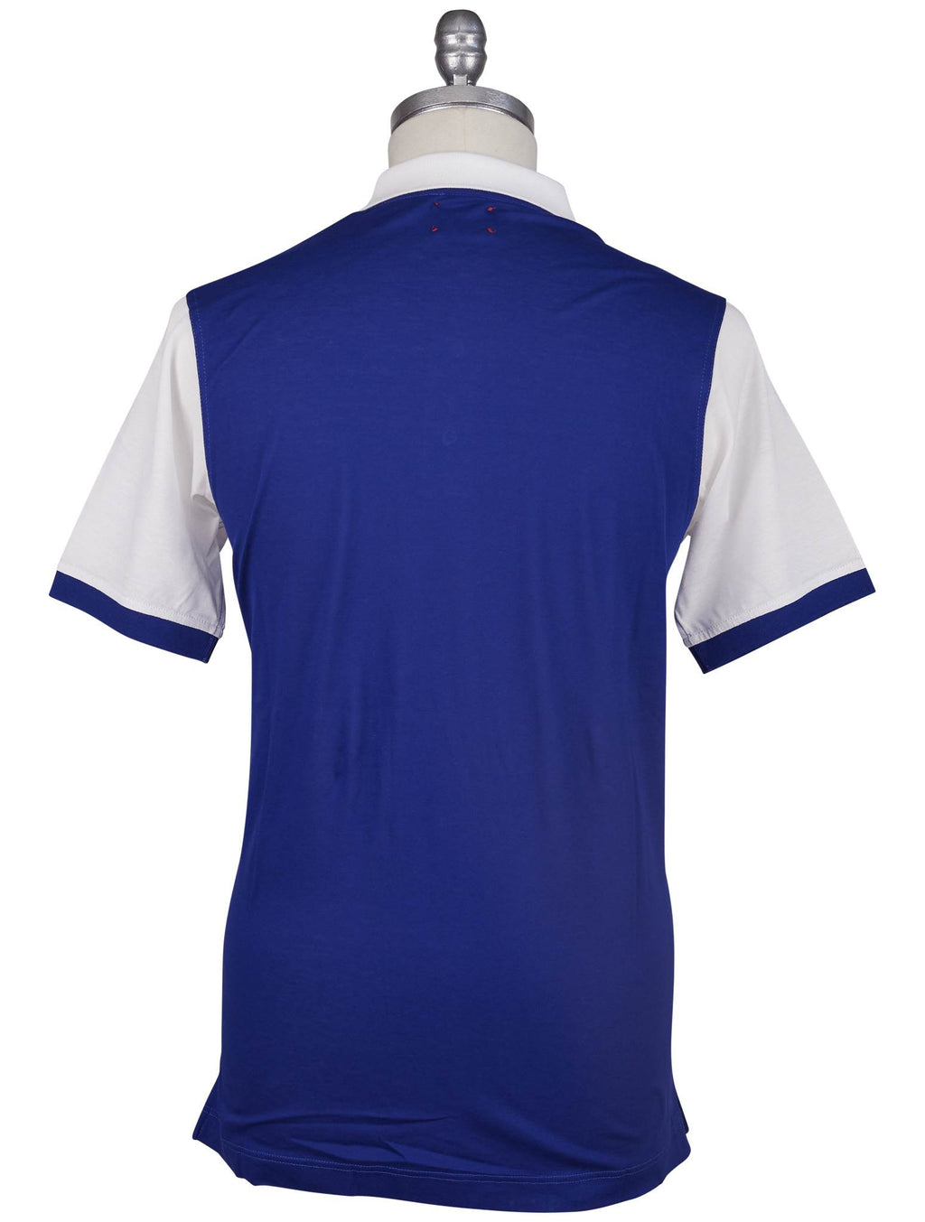 Kiton Blue Cotton Polo