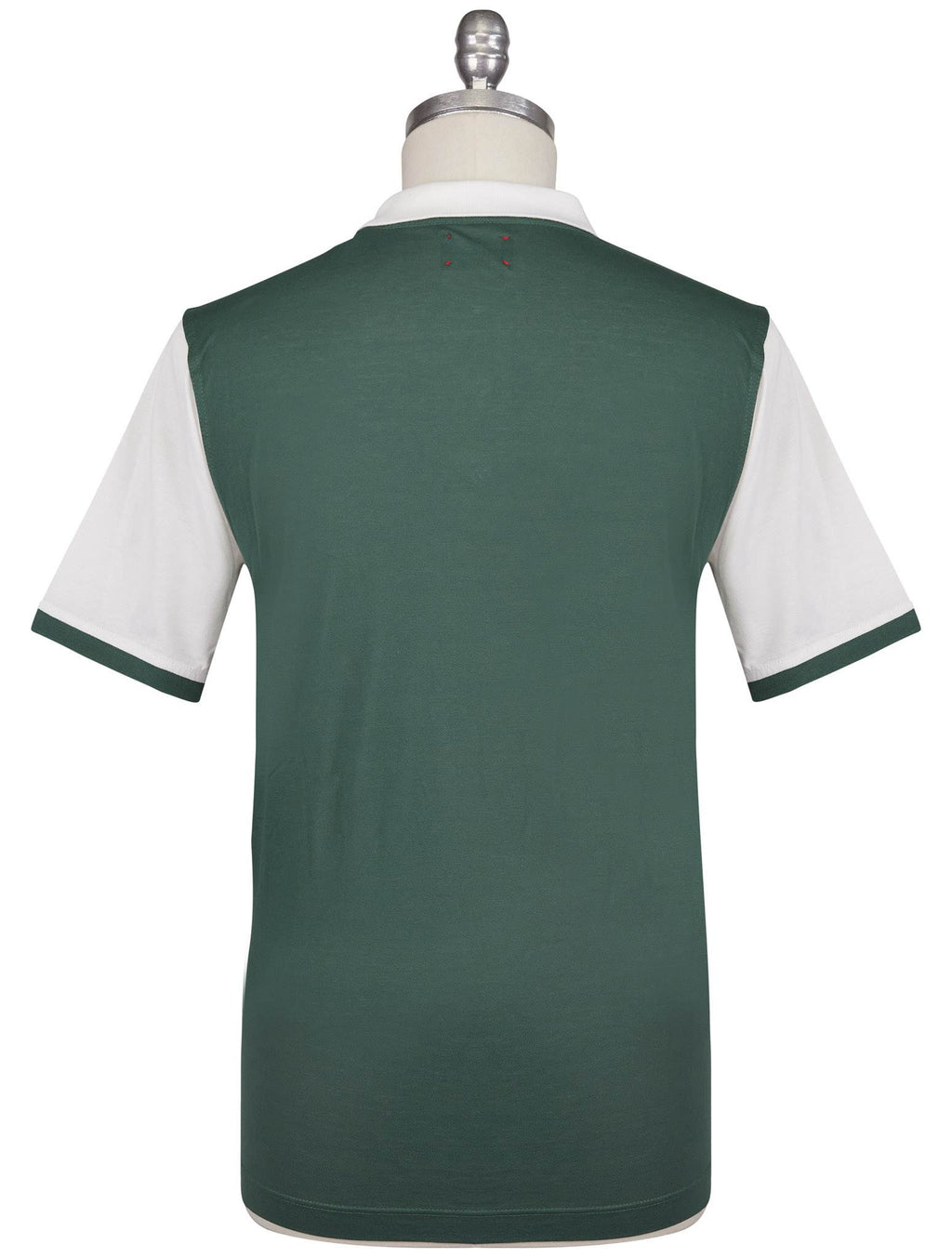 Kiton Green Cotton Polo