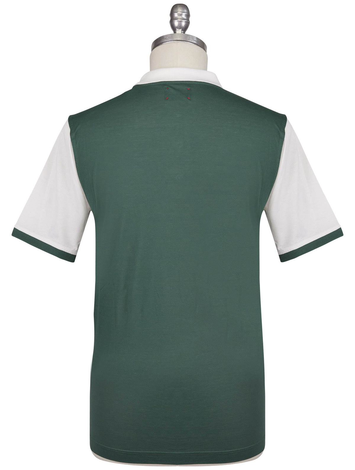 Kiton Green Cotton Polo