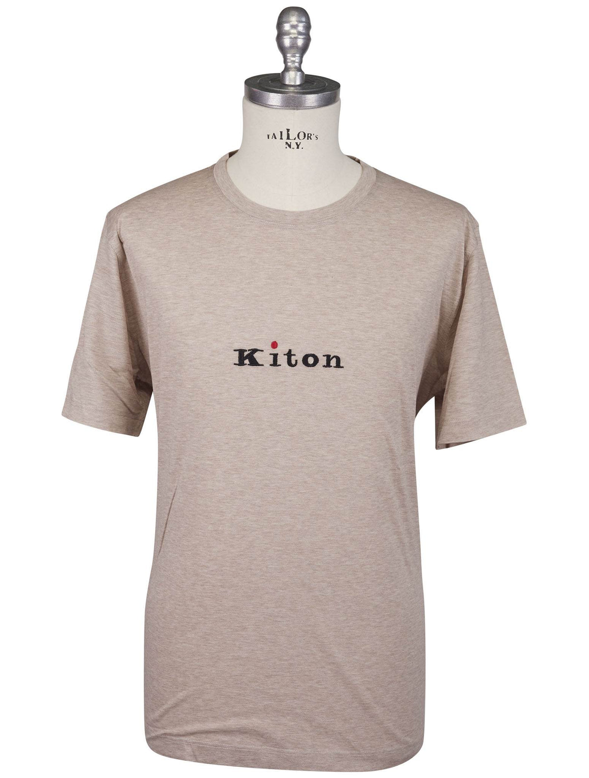 Kiton Brown Cotton T-Shirt
