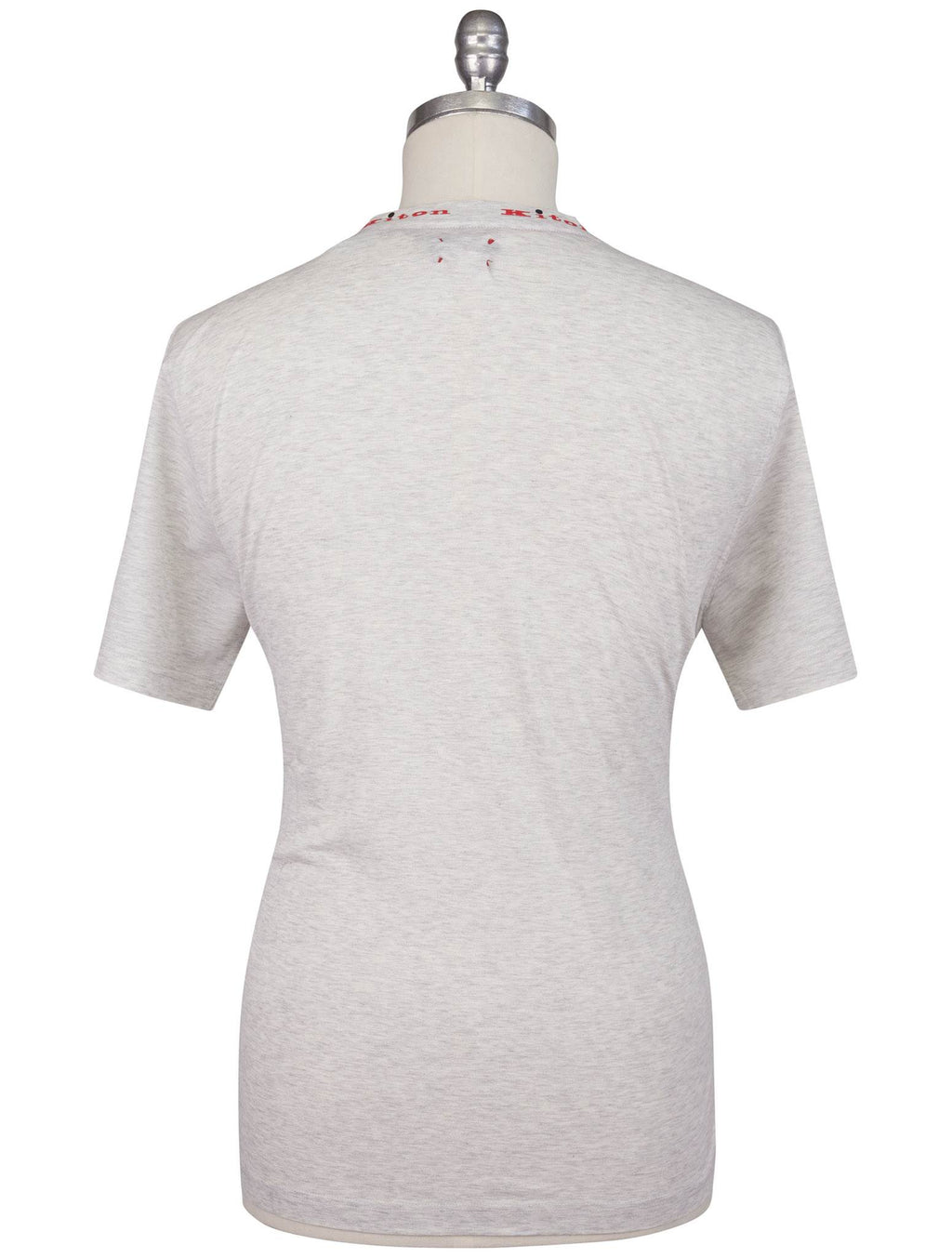 Kiton Gray Cotton T-Shirt