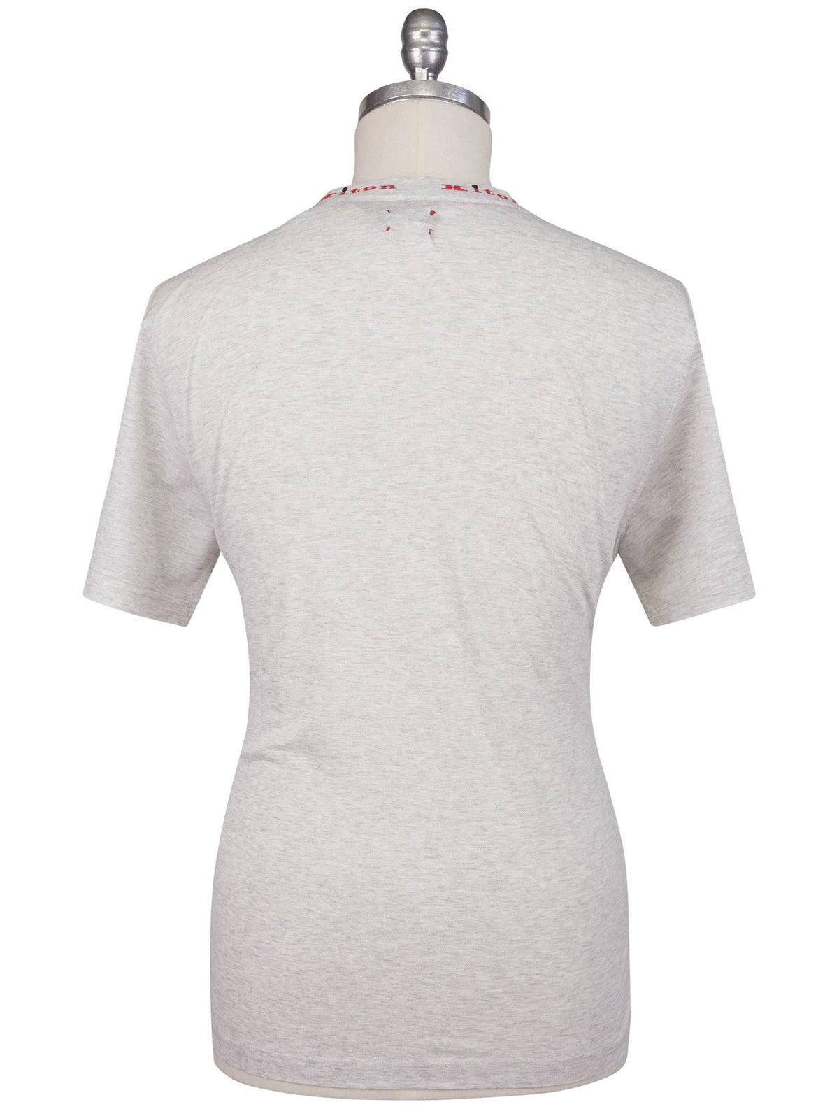 Kiton Gray Cotton T-Shirt