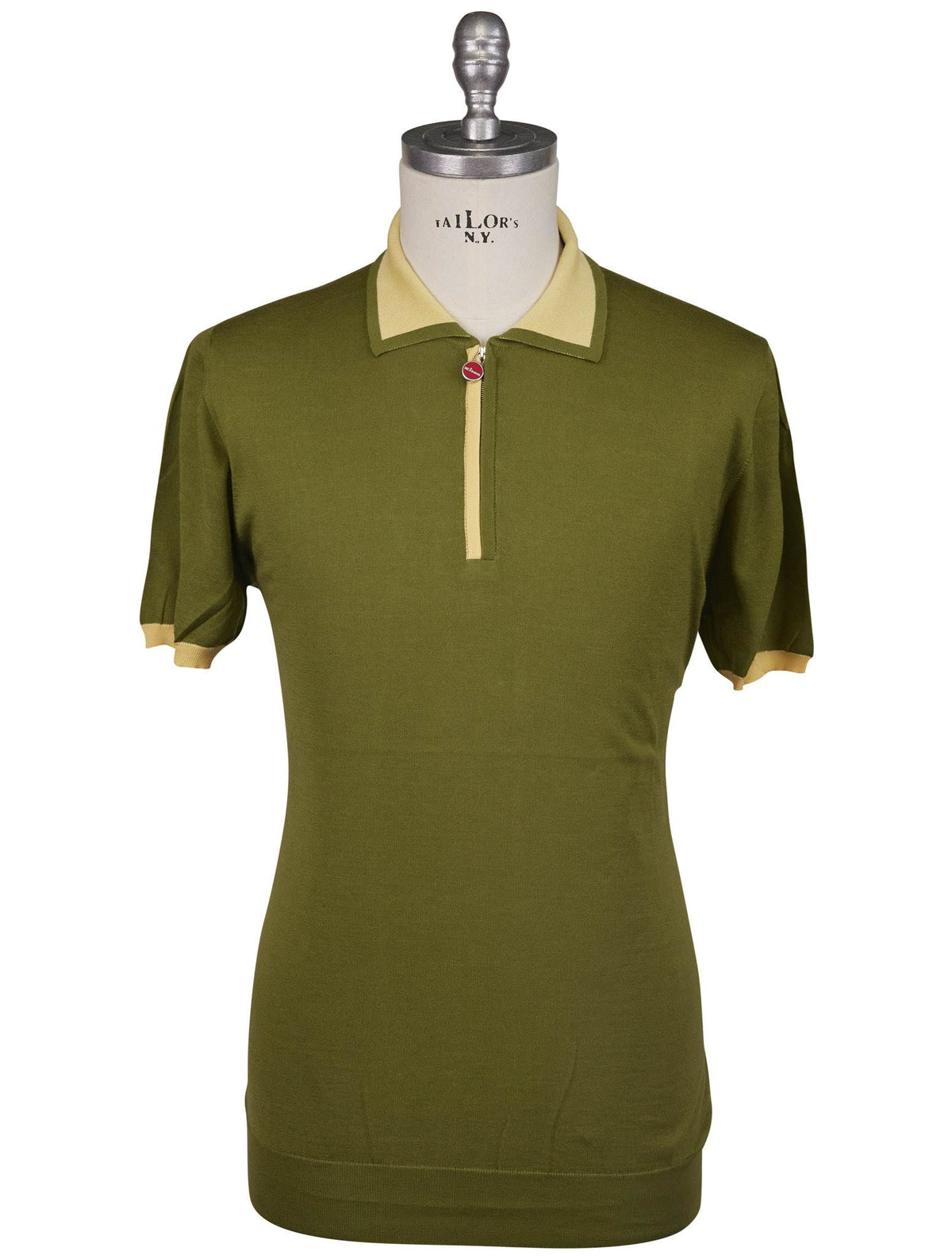 Kiton Kiton Green Cotton Polo Green 000