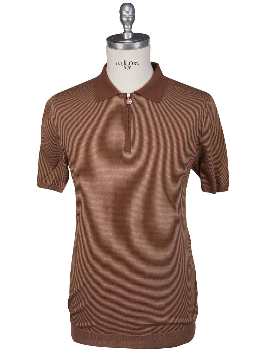 Kiton Kiton Brown Cotton Polo Brown 000