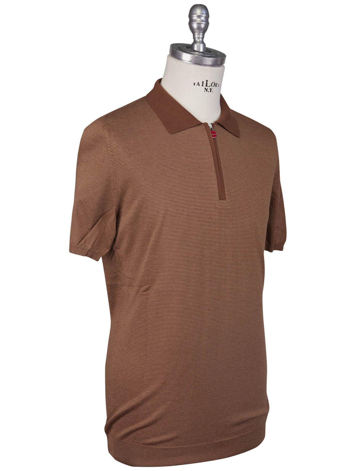 Kiton Kiton Brown Cotton Polo Brown 001