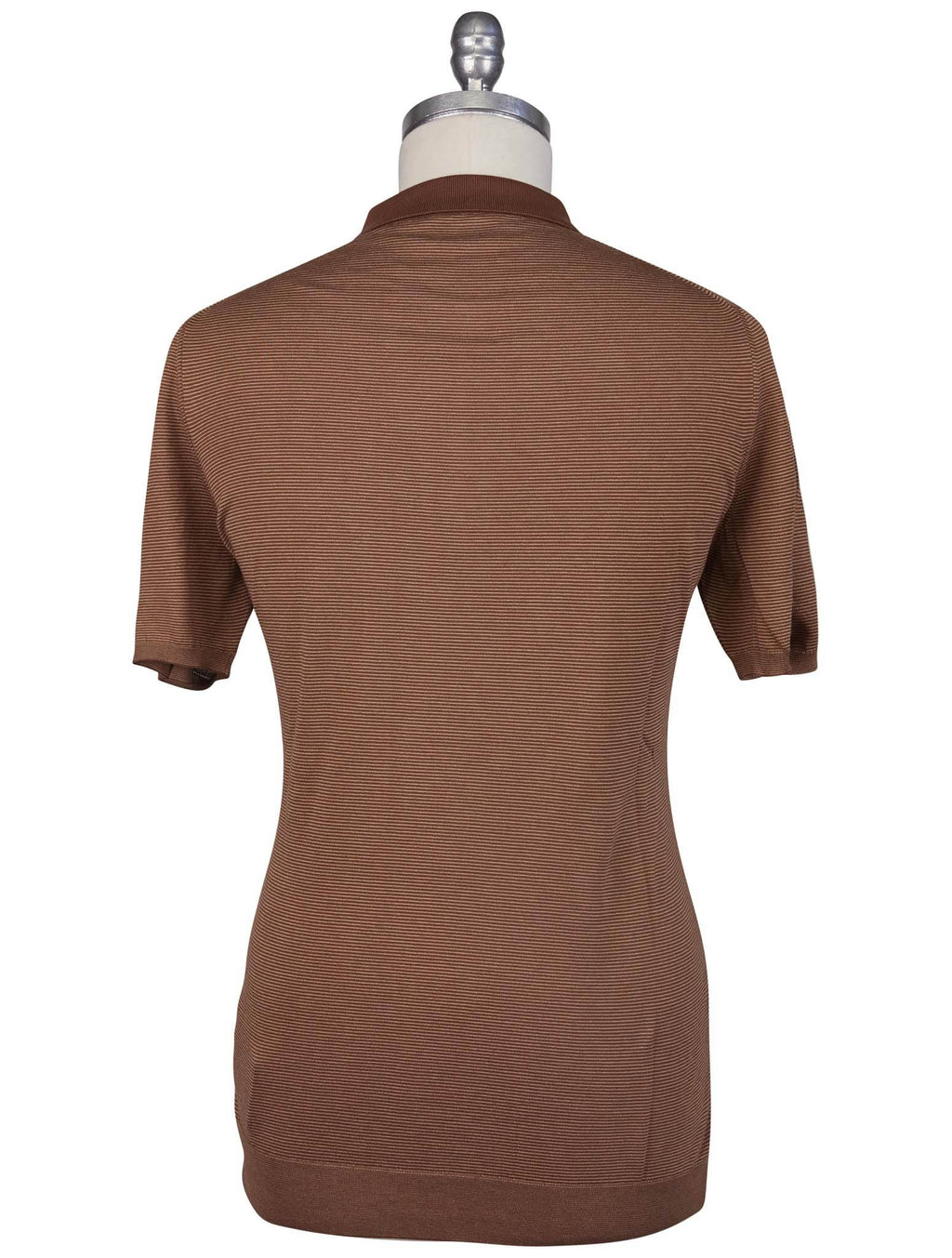 Kiton Brown Cotton Polo