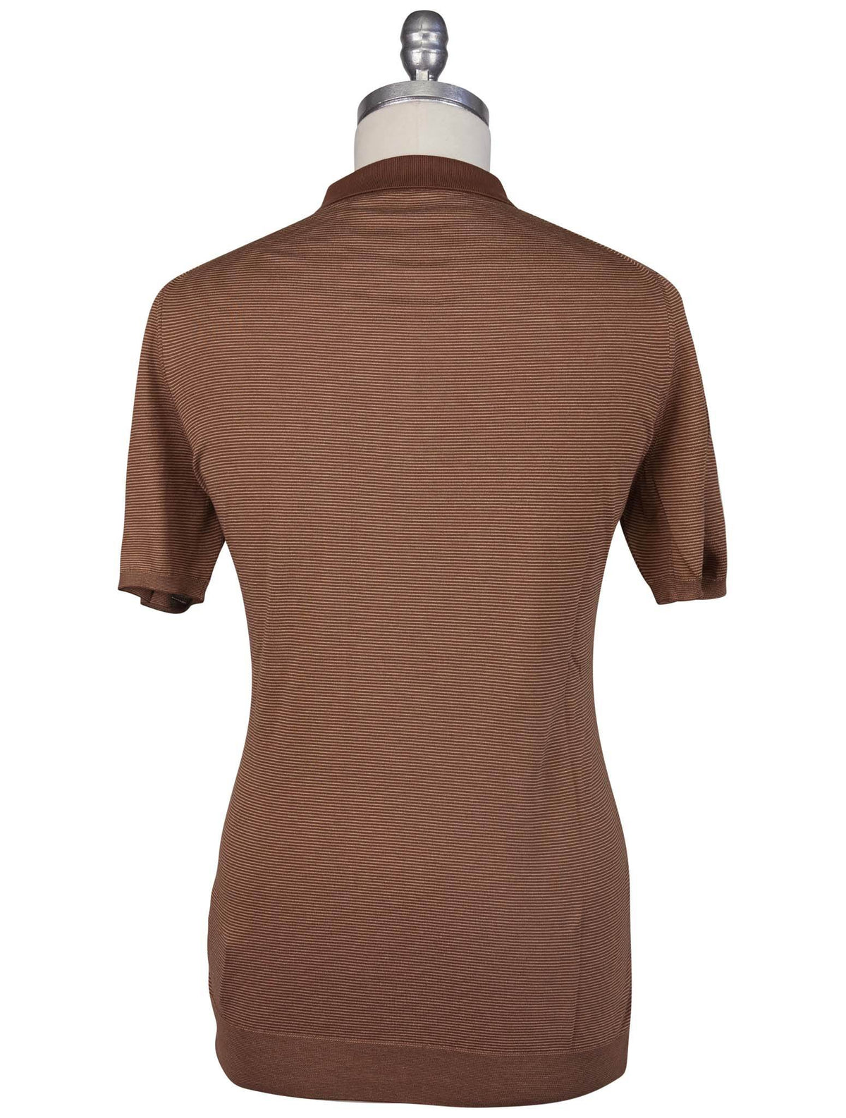 Kiton Brown Cotton Polo