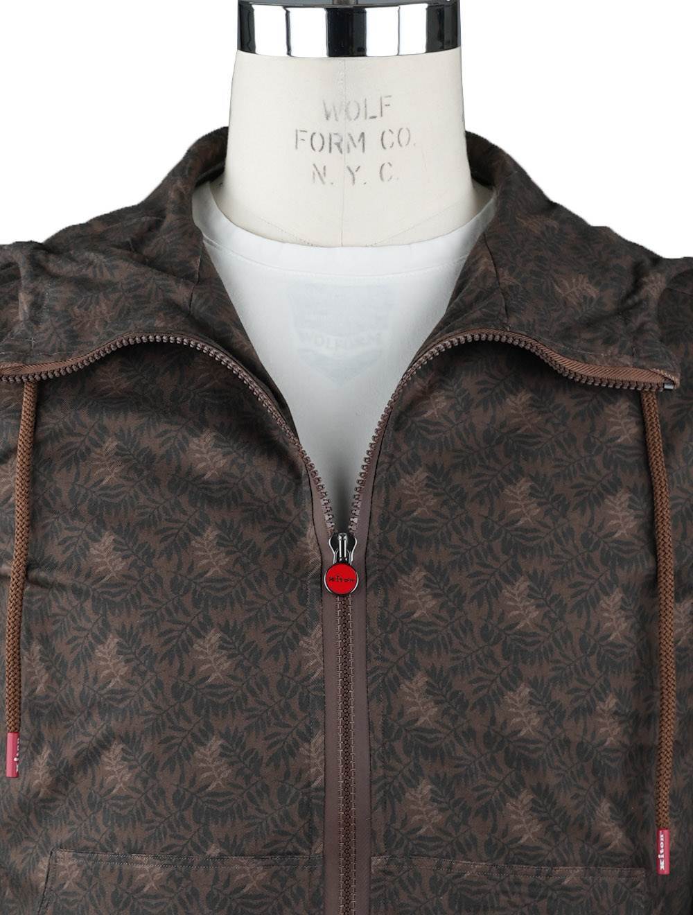 Kiton Brown Cotton Sweatshirt Umbi