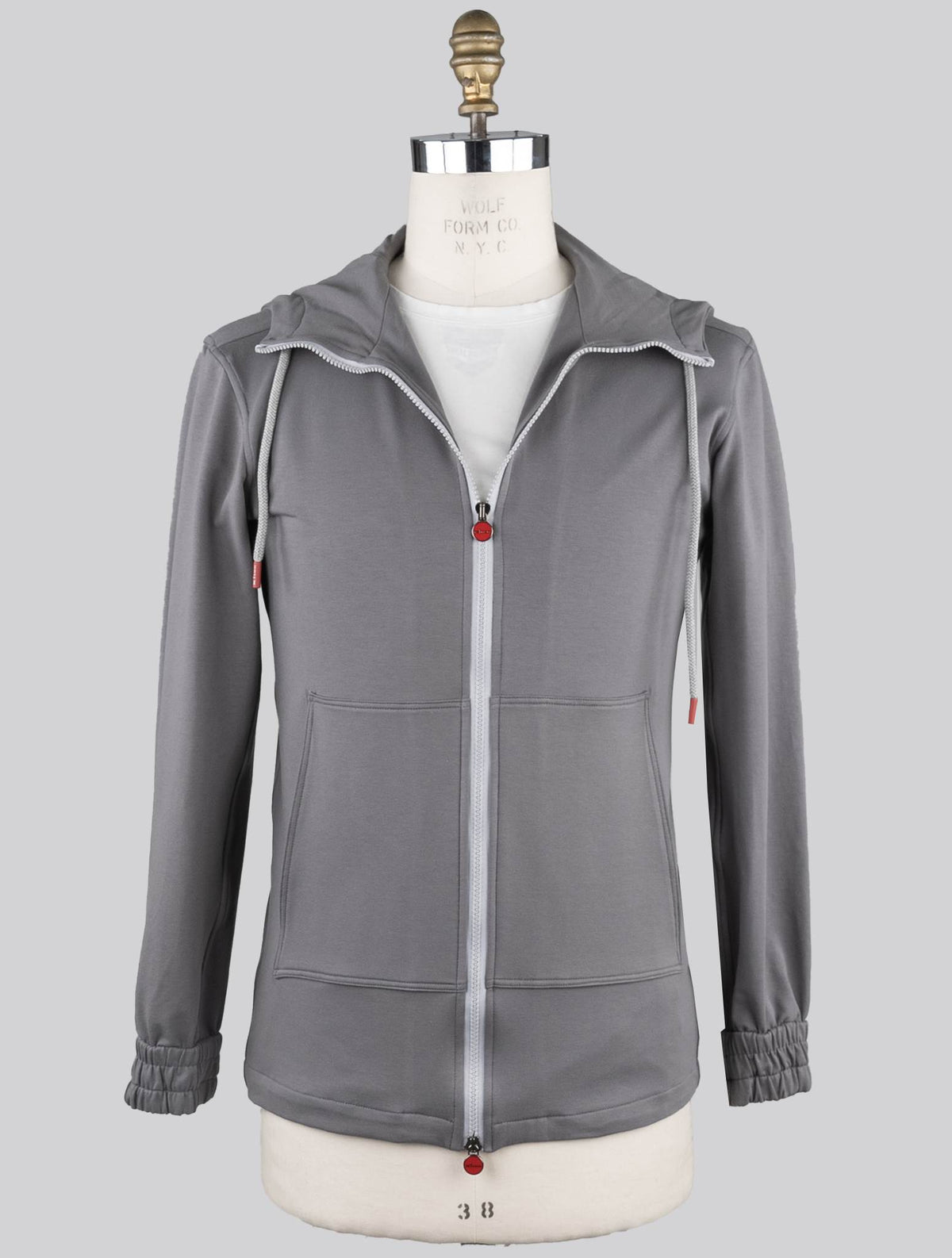 Kiton Gray Cotton Ea Sweatshirt Umbi