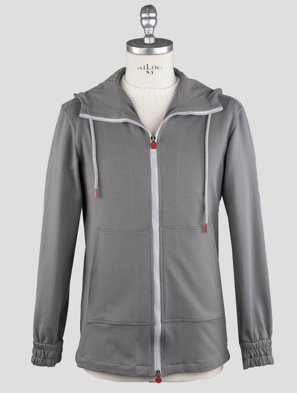 Kiton Kiton Gray Cotton Ea Sweatshirt Umbi Gray 001