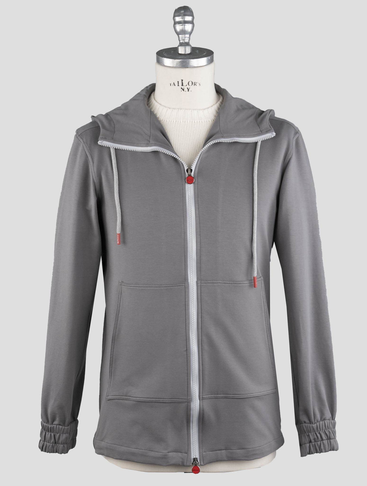 Kiton Kiton Gray Cotton Ea Sweatshirt Umbi Gray 001