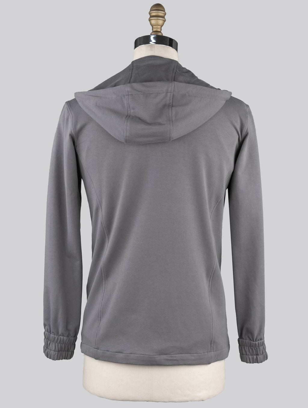 Kiton Gray Cotton Ea Sweatshirt Umbi