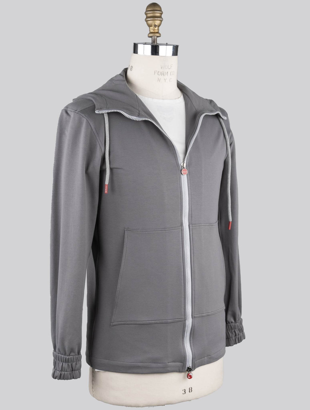 Kiton Gray Cotton Ea Sweatshirt Umbi