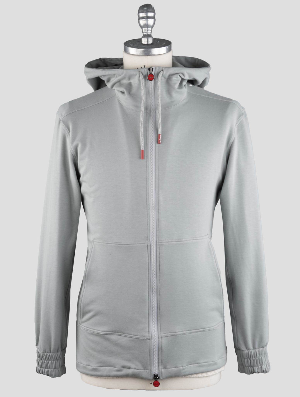 Kiton Light Blue Cotton Ea Sweatshirt