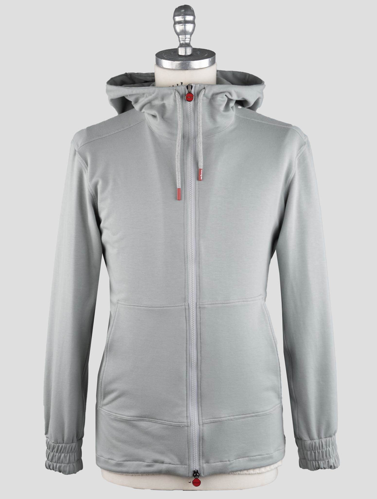Kiton Light Blue Cotton Ea Sweatshirt