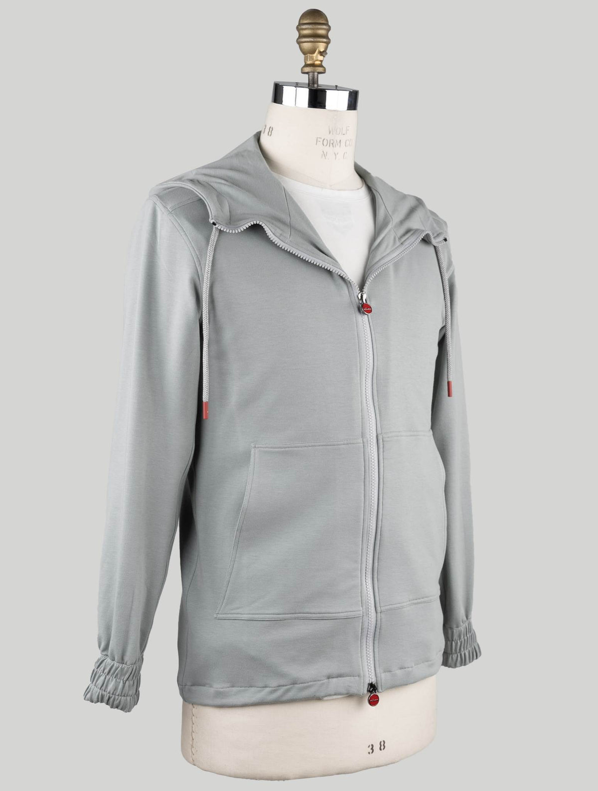 Kiton Light Blue Cotton Ea Sweatshirt