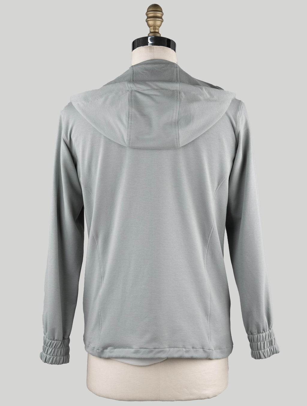 Kiton Light Blue Cotton Ea Sweatshirt