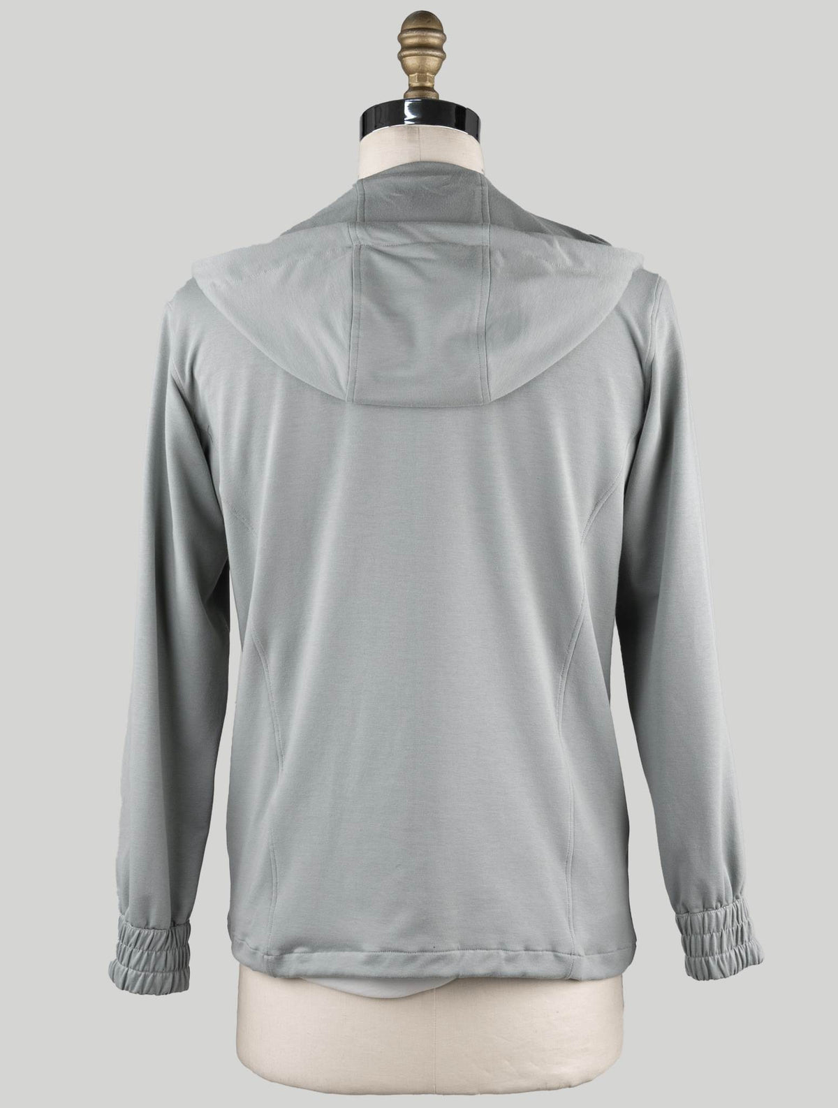 Kiton Light Blue Cotton Ea Sweatshirt