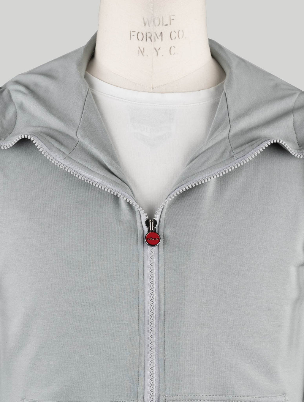 Kiton Light Blue Cotton Ea Sweatshirt