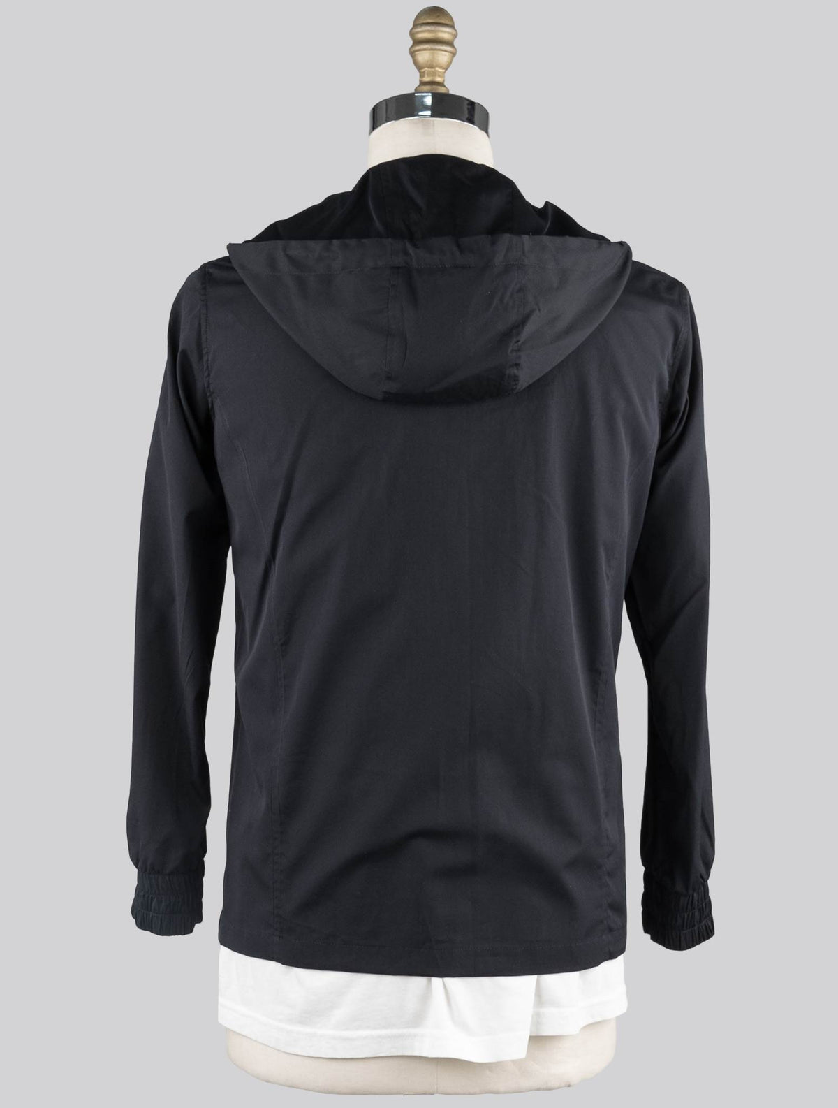 Kiton Black Cotton Sweatshirt Umbi
