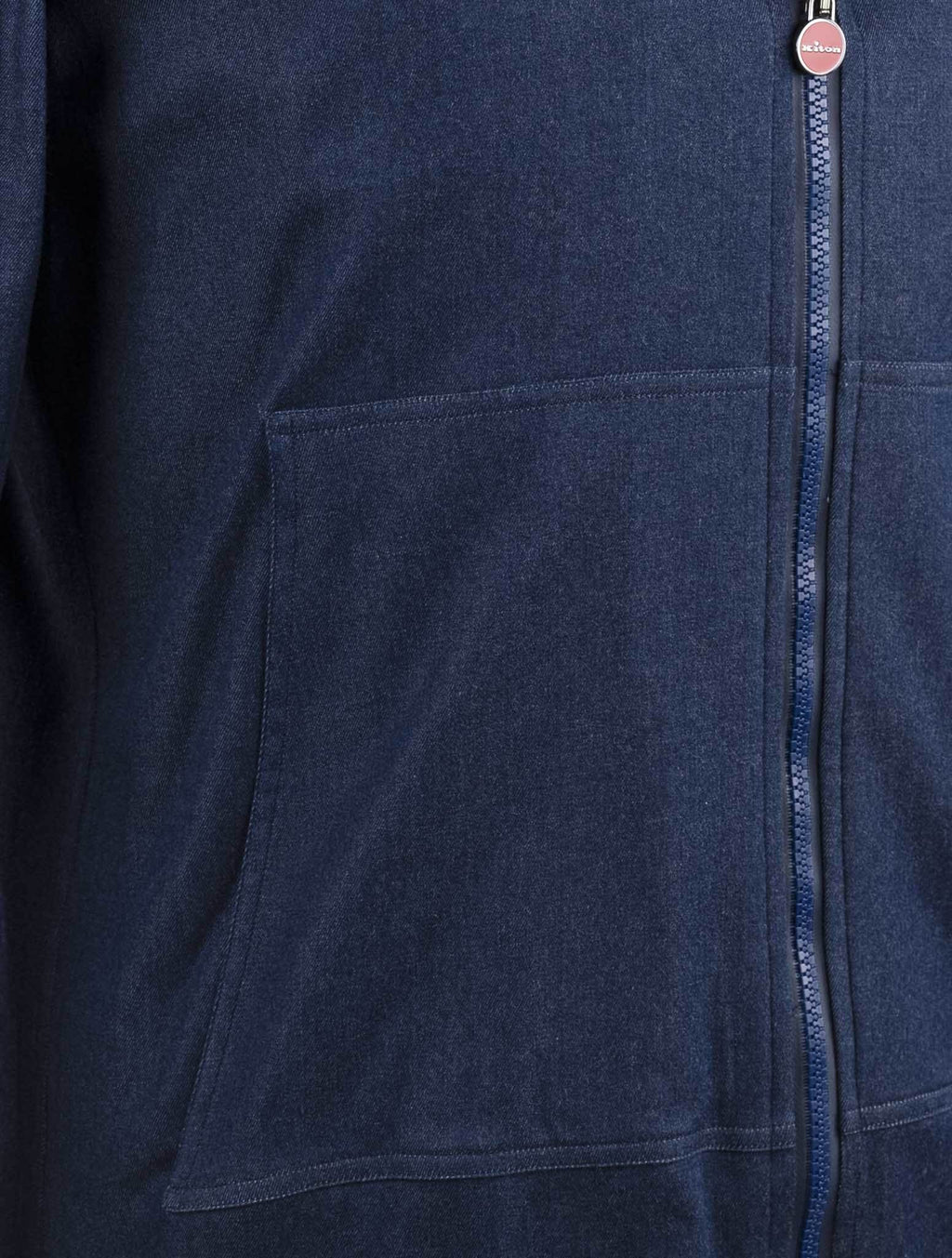 Kiton Denim Cotton Ea Sweatshirt Umbi