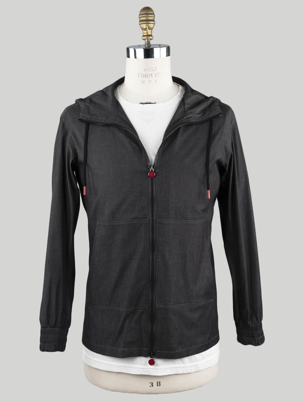 Kiton Dark Gray Cotton Ea Sweatshirt Umbi